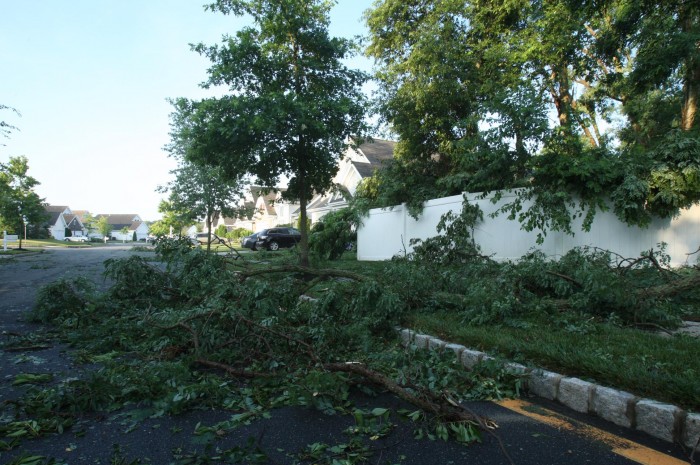 Storm damage